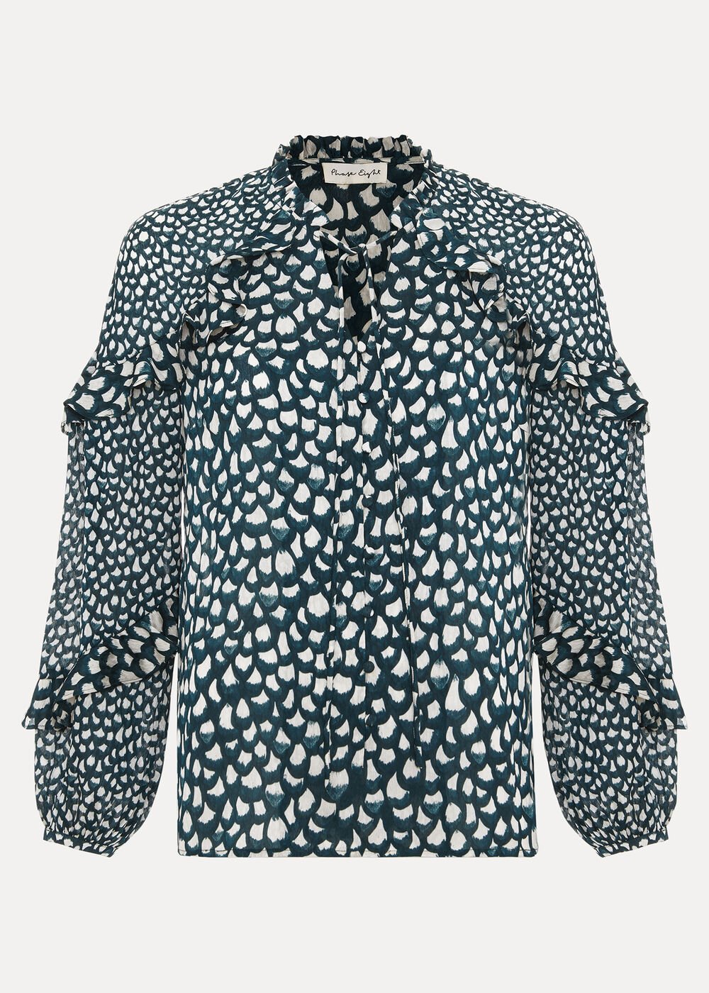 Manon Frill Blouse - Green