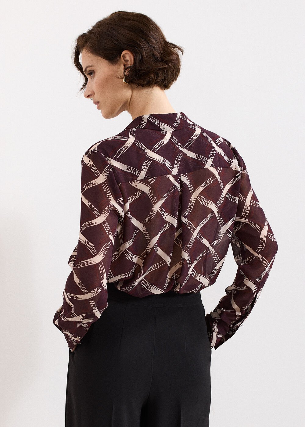 Cora Check Shirt - Burgundy