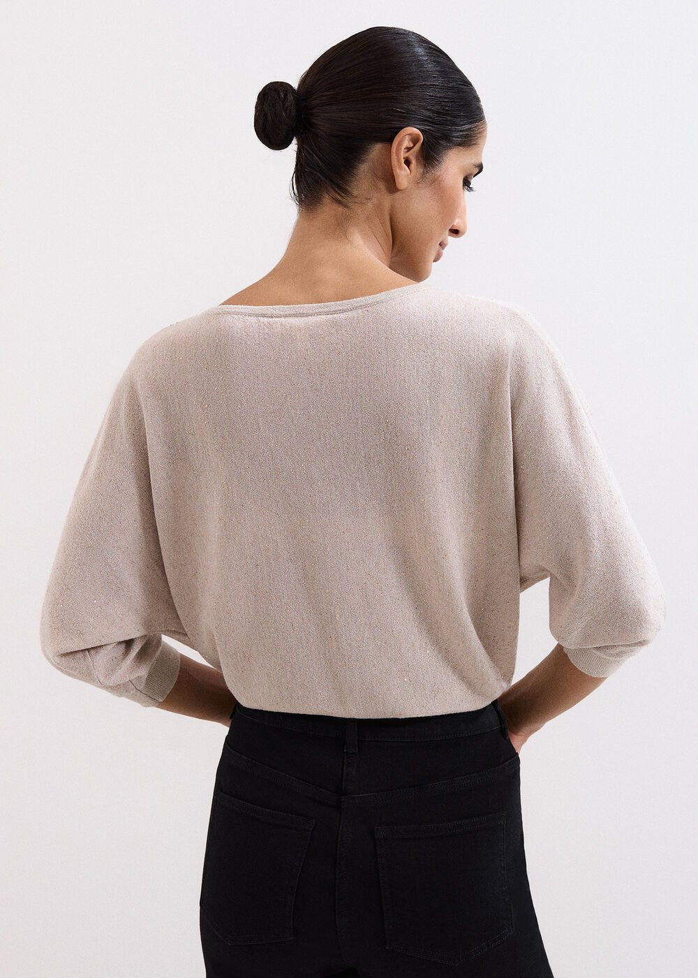 Sequin Cristine Knit - Gold