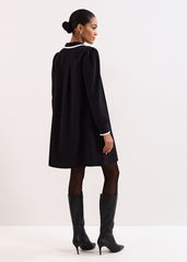 Petite Gina Swing Dress - Black