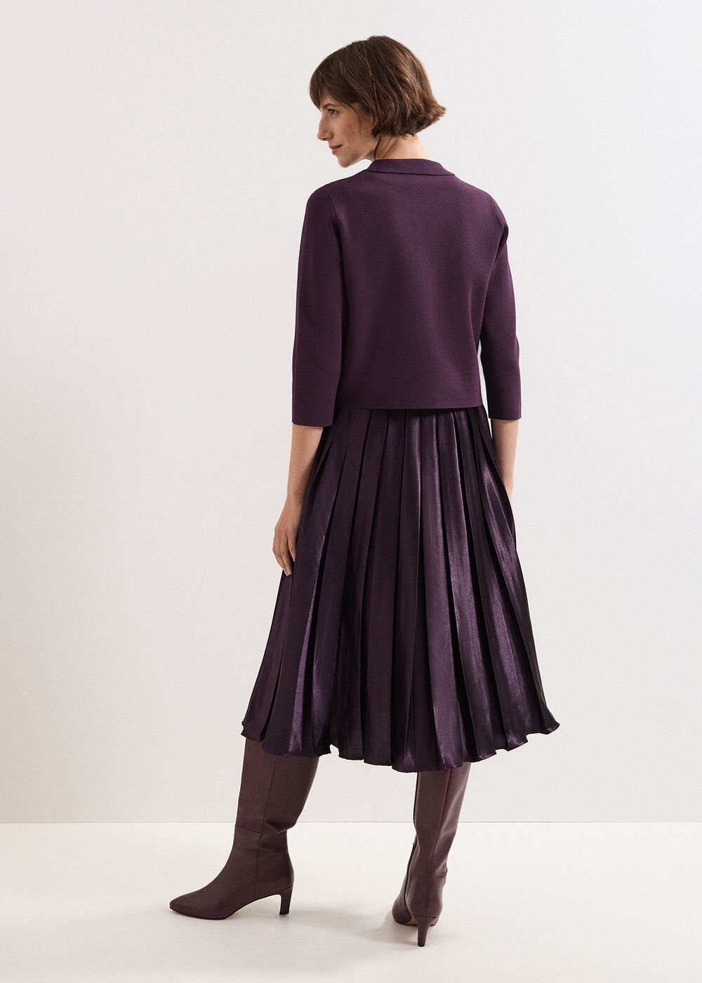Penny Jacket Dress - Purple
