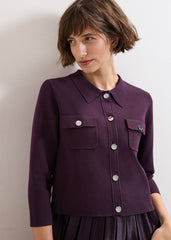 Penny Jacket Dress - Purple