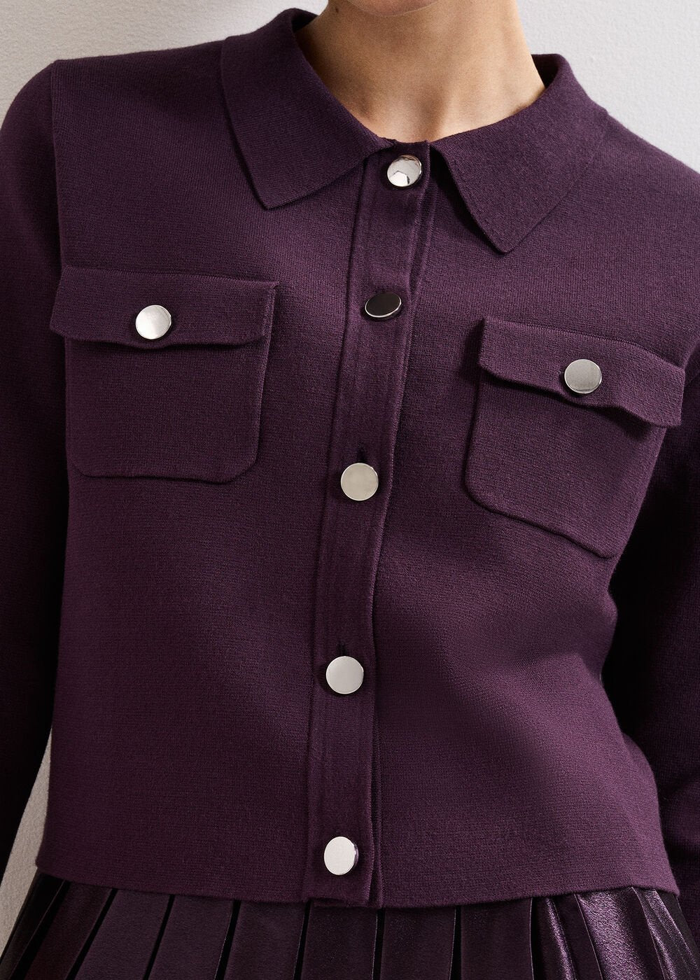 Penny Jacket Dress - Purple