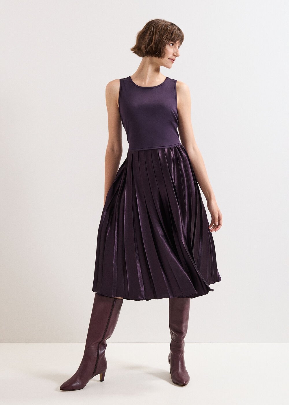 Penny Jacket Dress - Purple