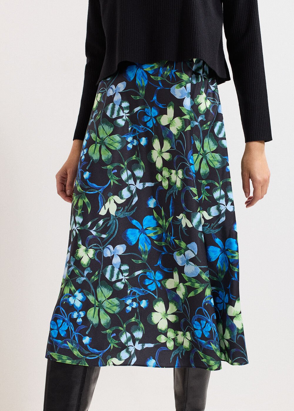 Izzy Jumper Dress - Black Multi