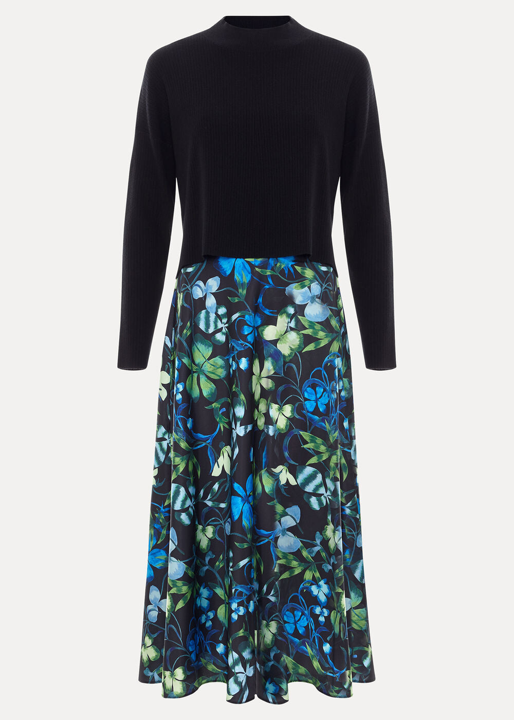 Izzy Jumper Dress - Black Multi