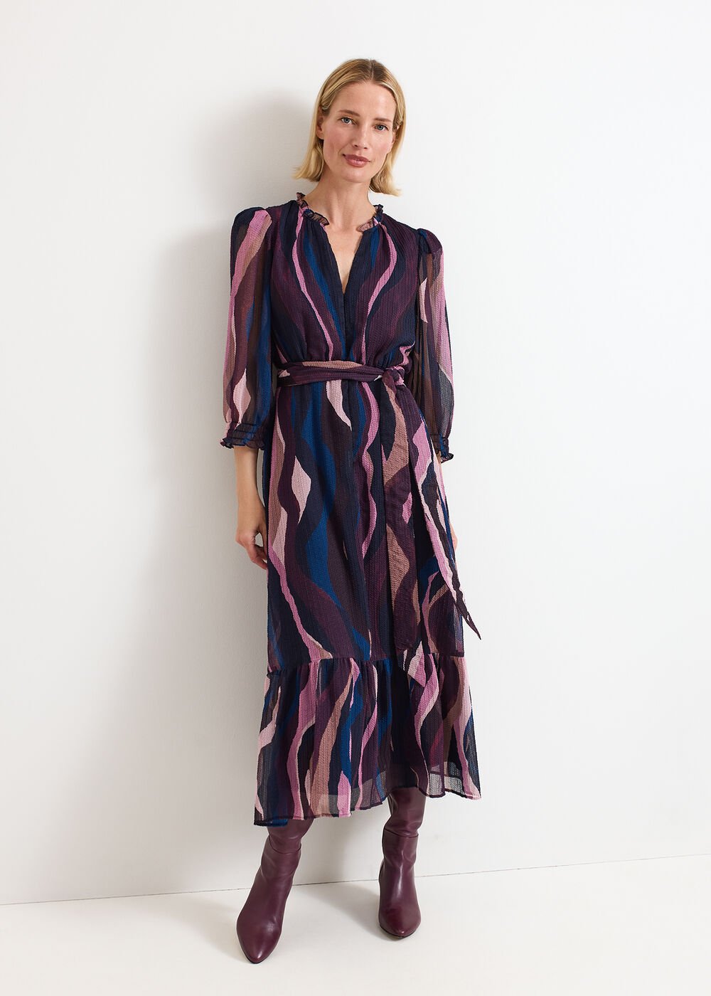 Petite Carra Midi Dress - Multi