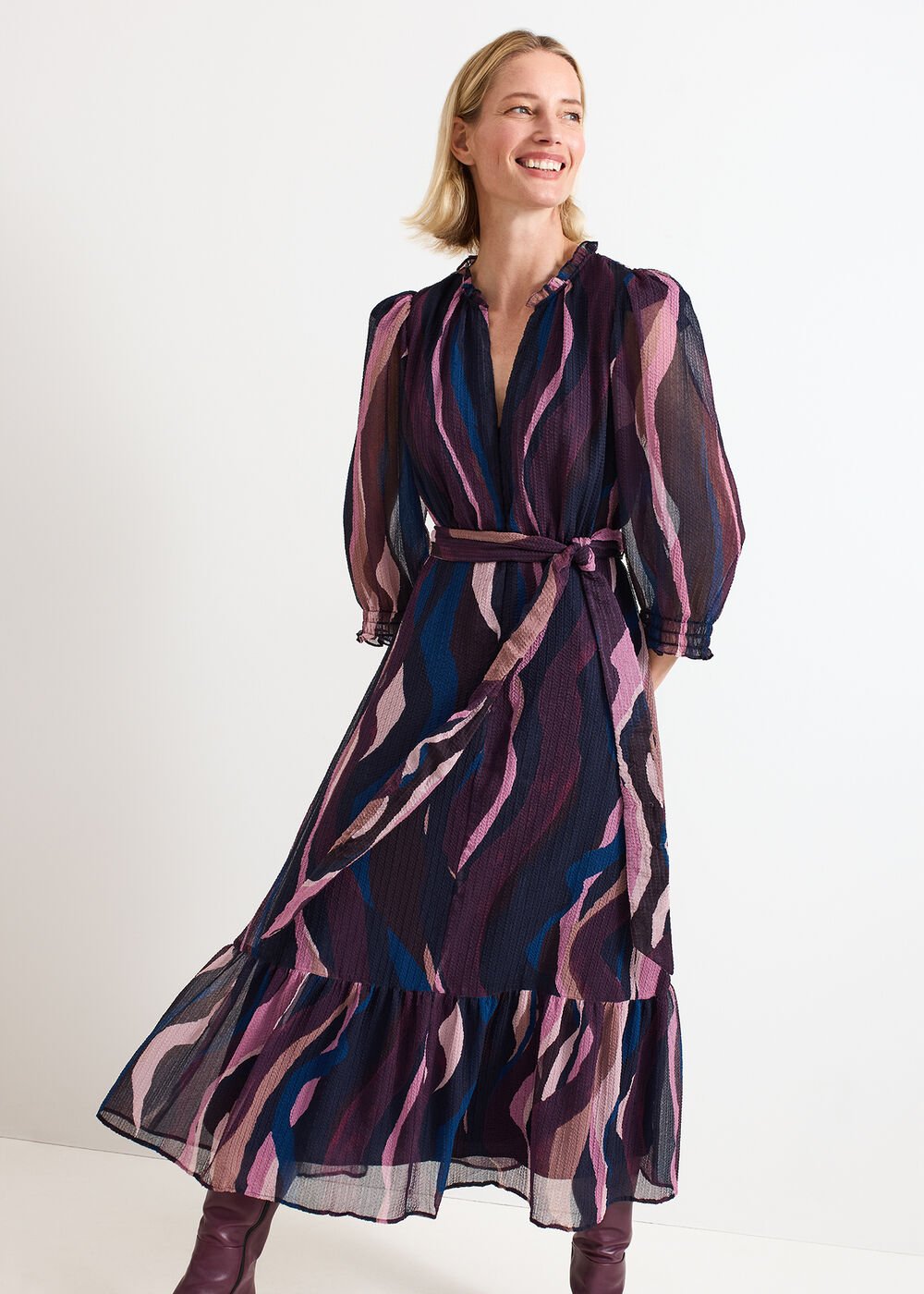 Petite Carra Midi Dress - Multi