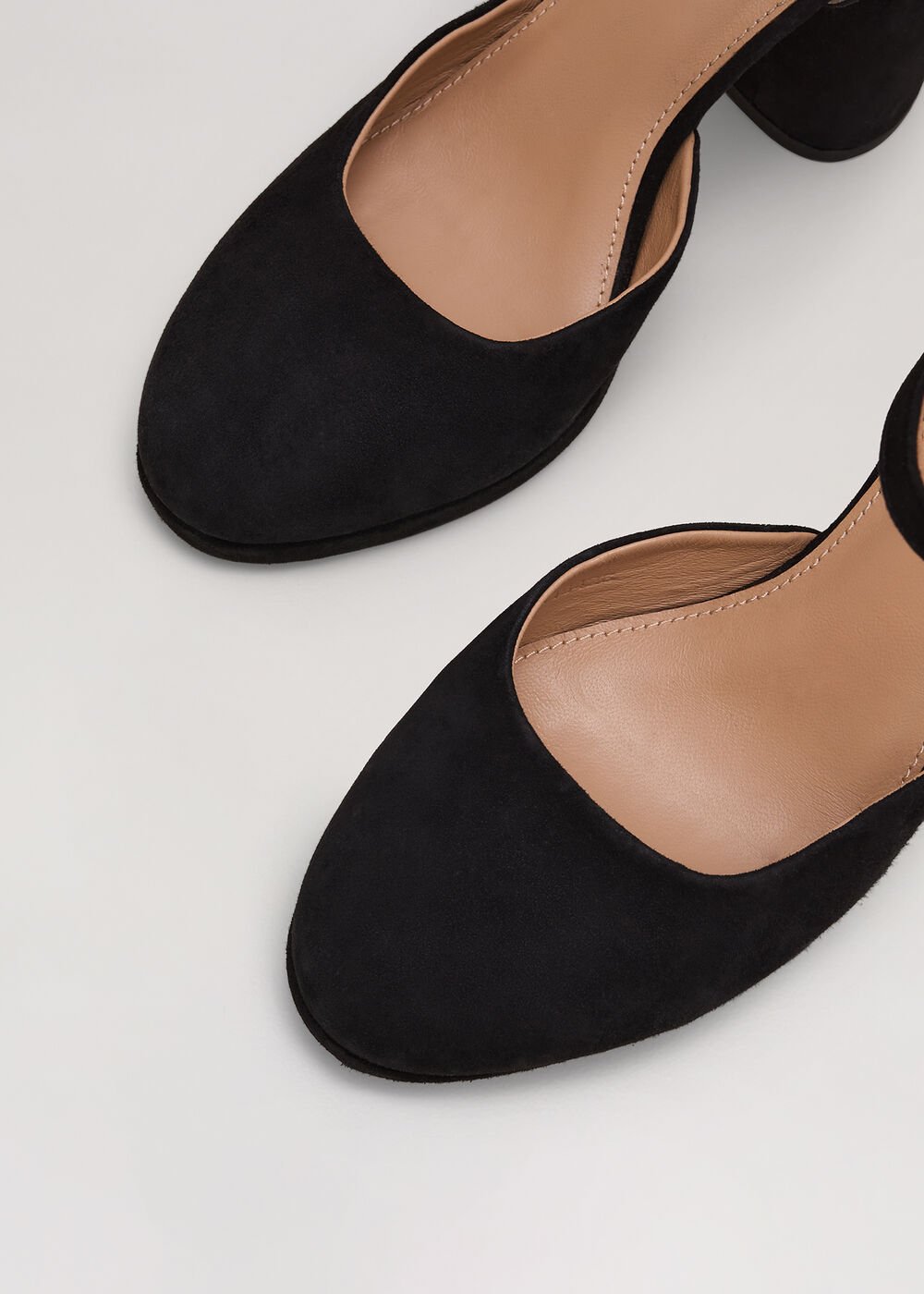 Black Suede Platform - Black