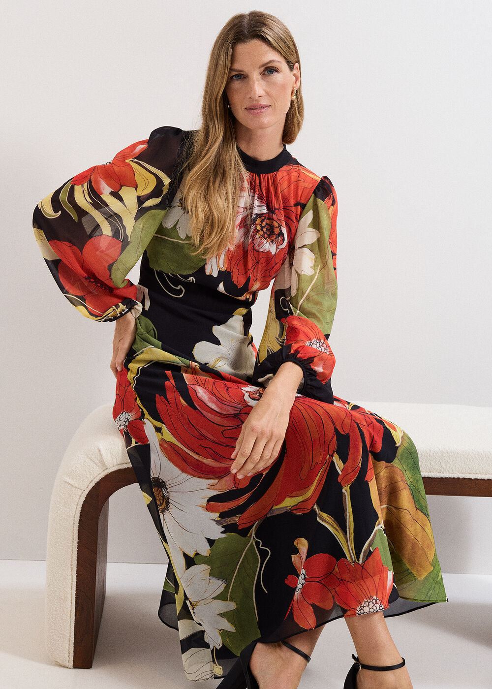 Eve Floral Maxi Dress - Multi