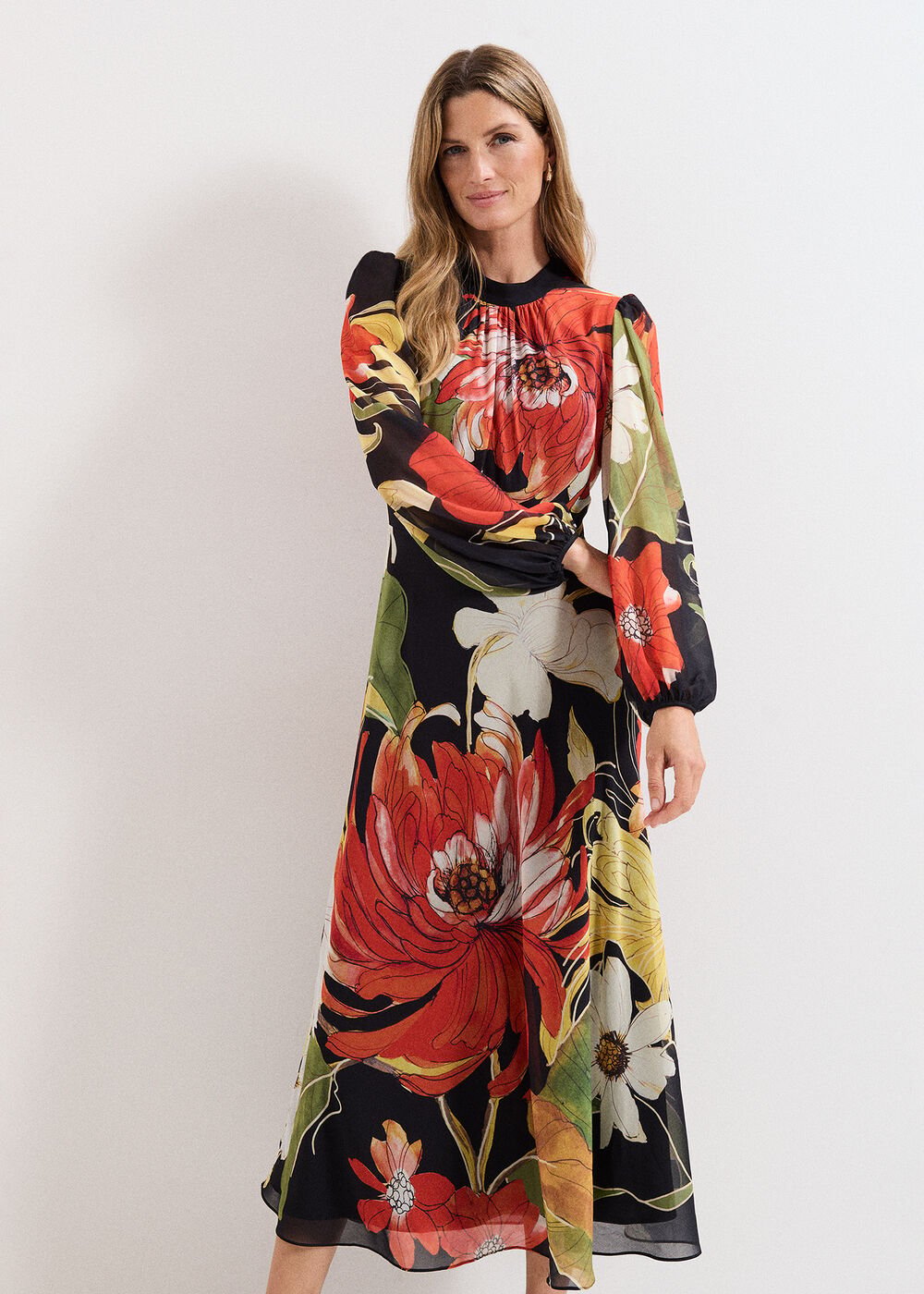 Eve Floral Maxi Dress - Multi