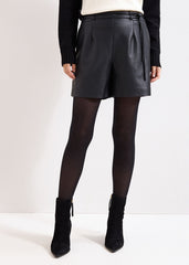 Finlay PU Short - Black