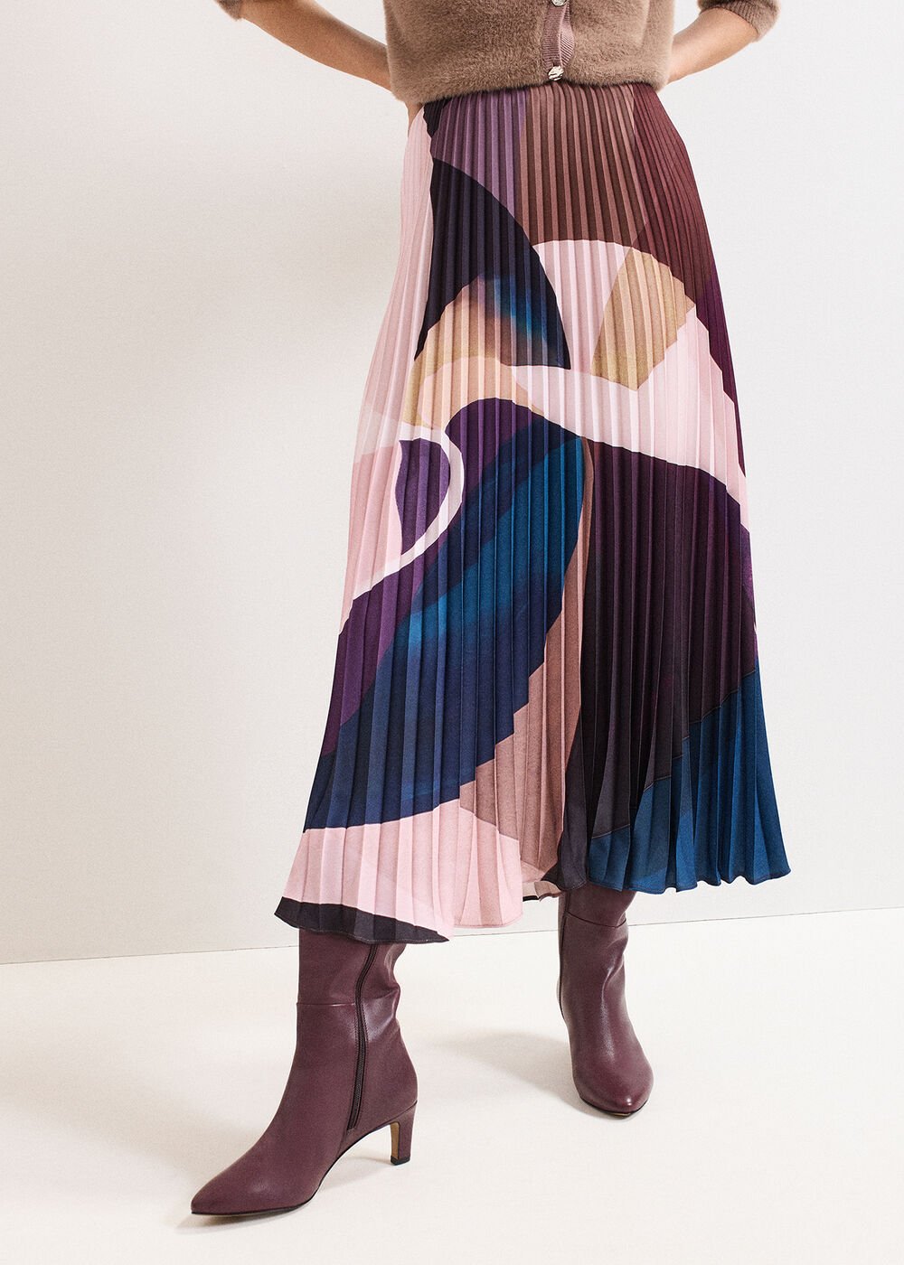 Petite Elmina Skirt - Purple