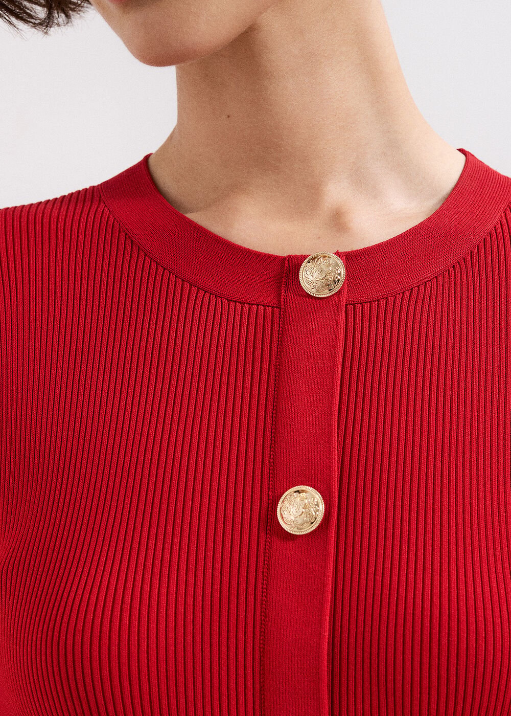 Rachel Swing Dress - Dark Red