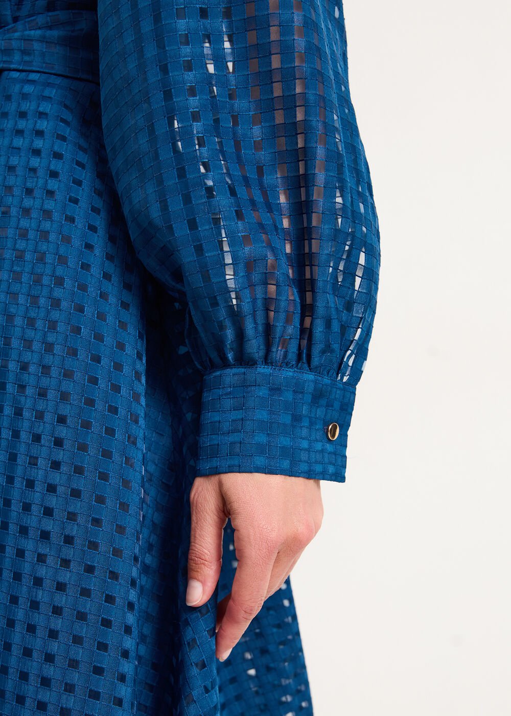 Natalie Midi Shirt Dress - Teal