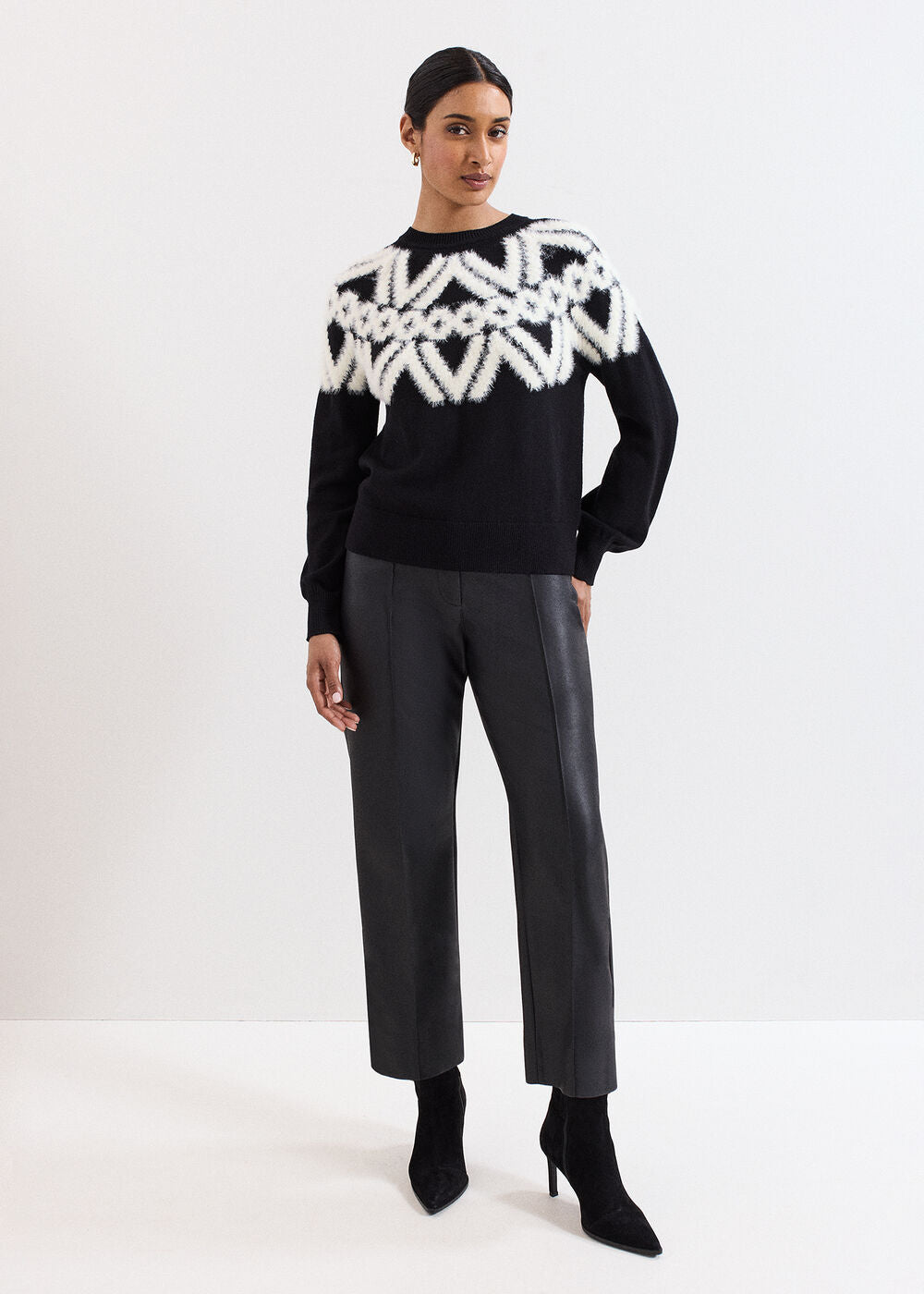 Kenzie PU Trouser - Black