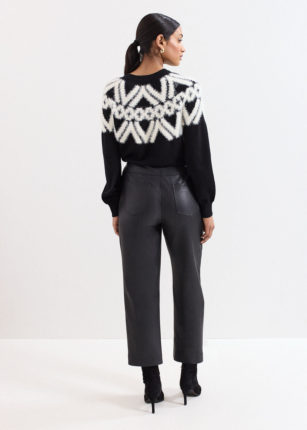 Kenzie PU Trouser - Black
