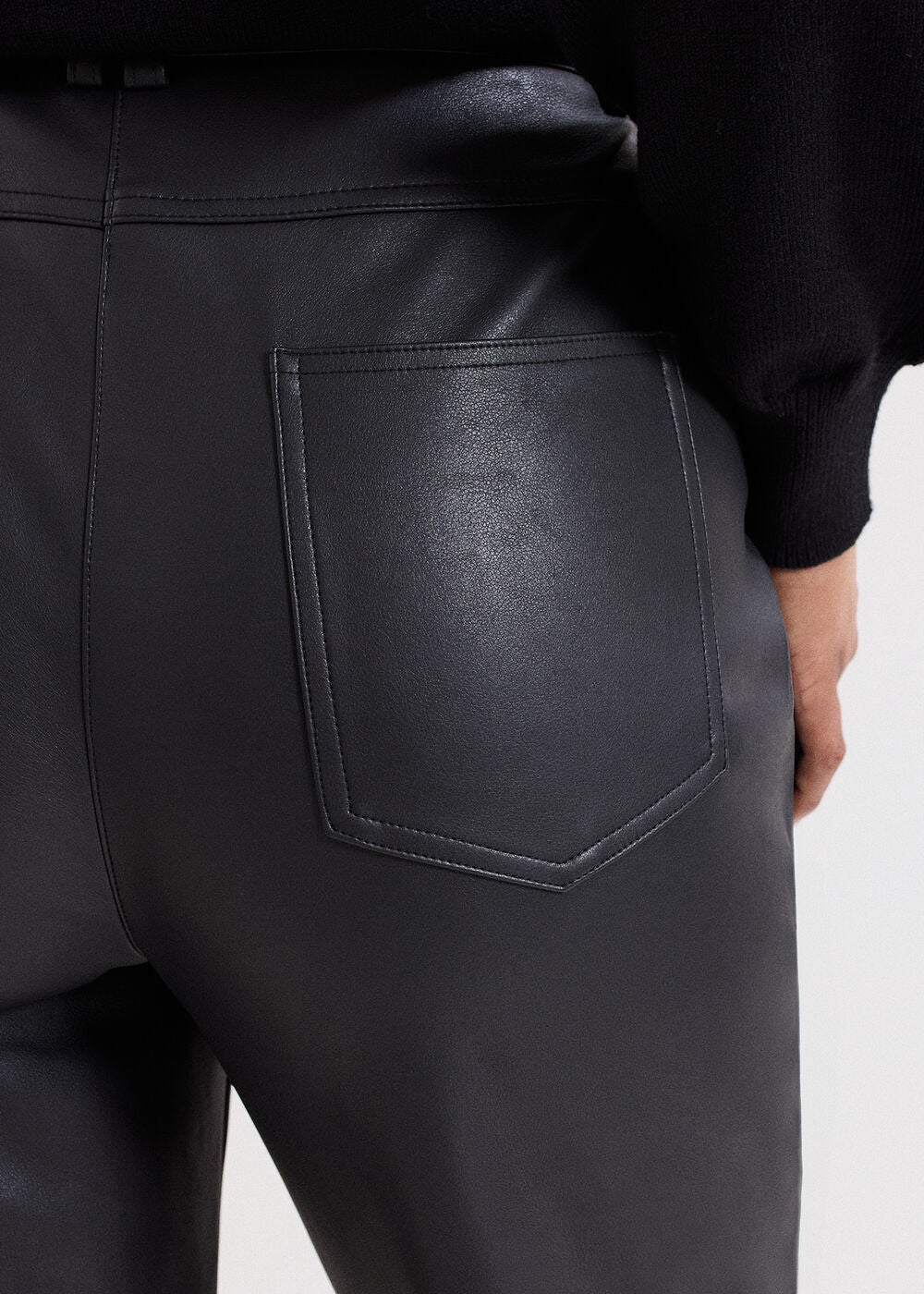Kenzie PU Trouser - Black