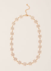 Snowflake Necklace - Gold