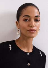 Pearl Drop Earrings - Gold