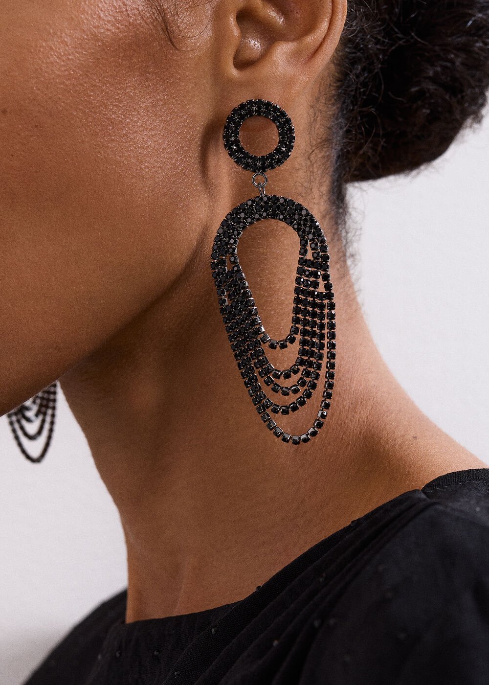 Statement Earring - Black
