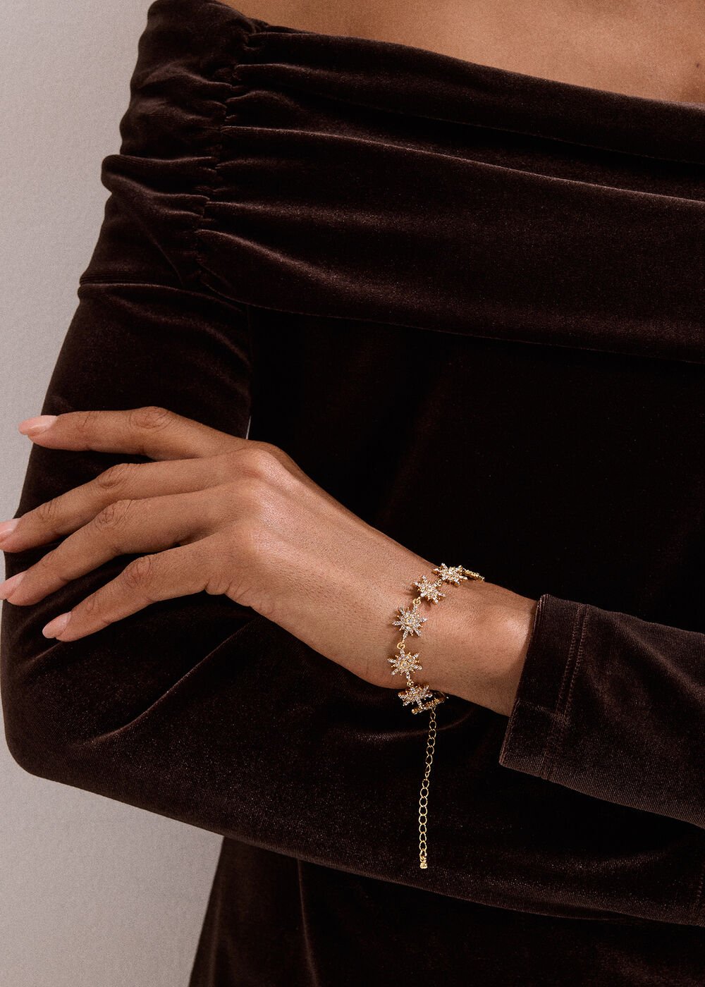 Snowflake Bracelet - Gold