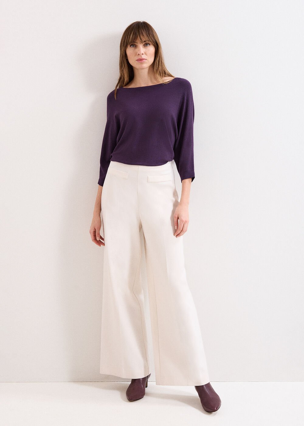 Cristine Knit Jumper - Purple