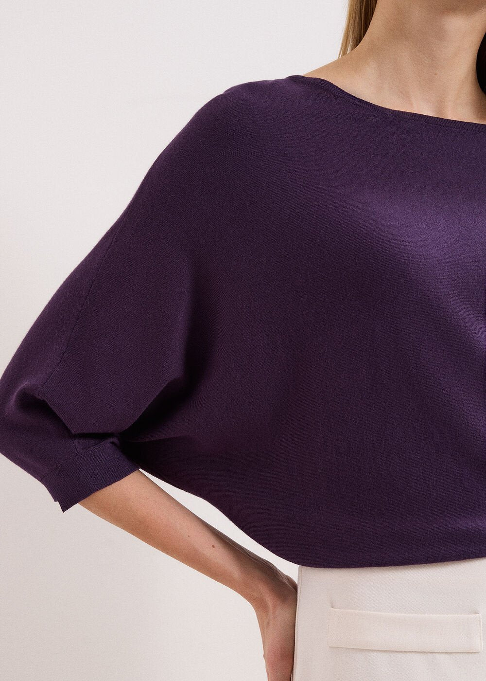 Cristine Knit Jumper - Purple