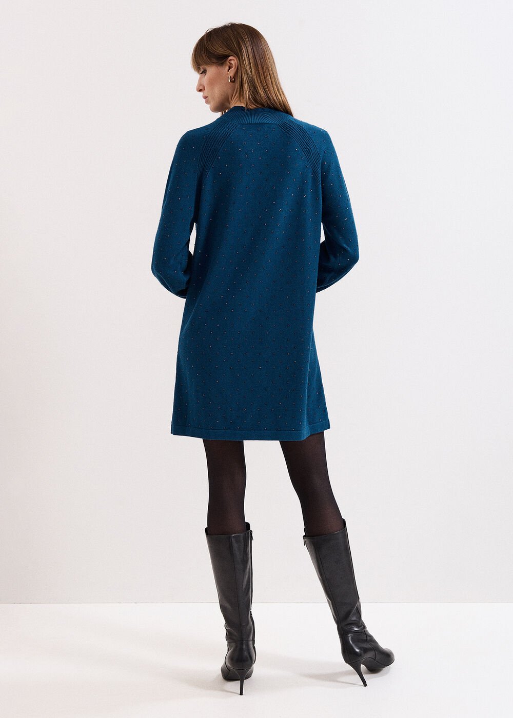 Tala Hot Fix Dress - Teal