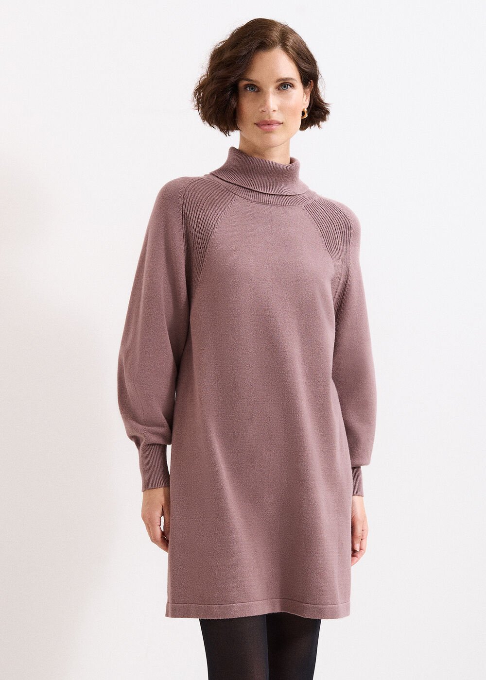 Ellie Knit Dress - Latte