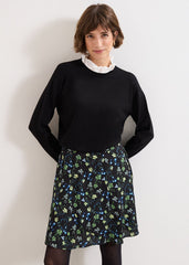 Ilaria Flippy Skirt - Black