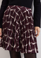 Mairi Mini Skirt - Dark Red
