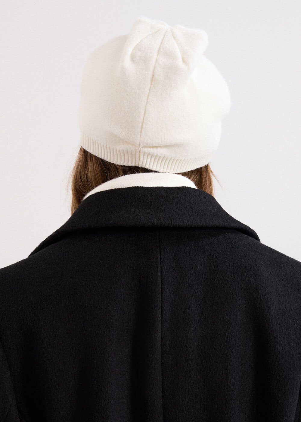 Sparkle Trim Hat - Ivory