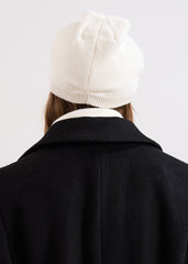 Sparkle Trim Hat - Ivory
