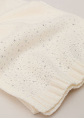 Sparkle Trim Scarf - Ivory