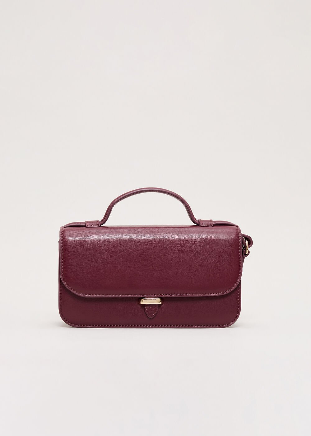 Leather Mini Bag - Dark Red