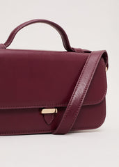 Leather Mini Bag - Dark Red