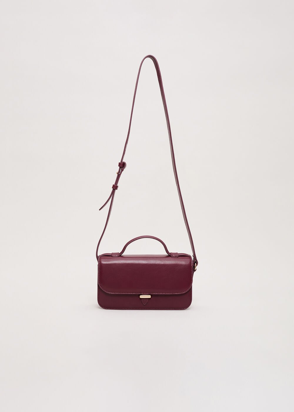 Leather Mini Bag - Dark Red
