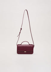 Leather Mini Bag - Dark Red