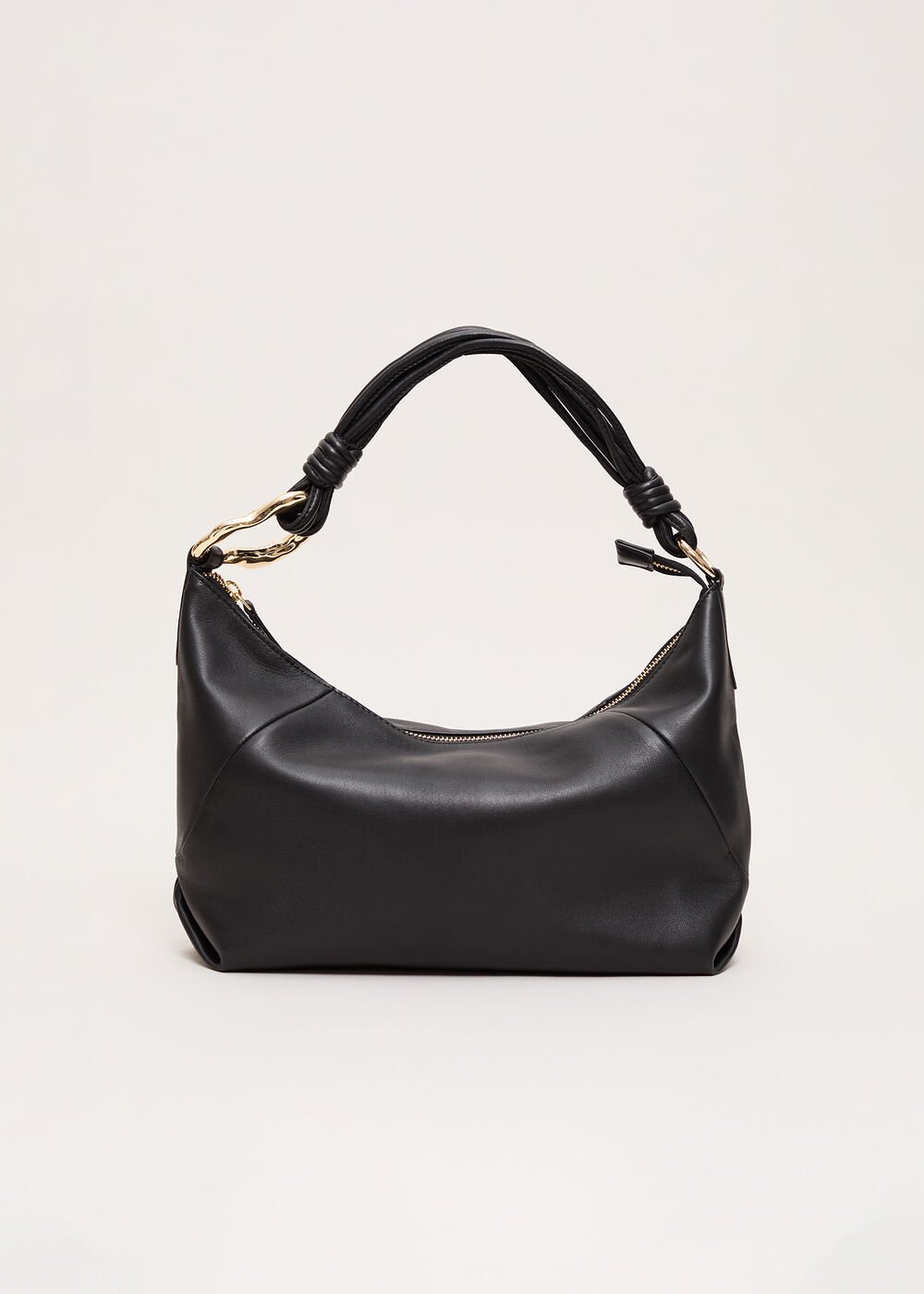 Twisted Handle Bag - Black