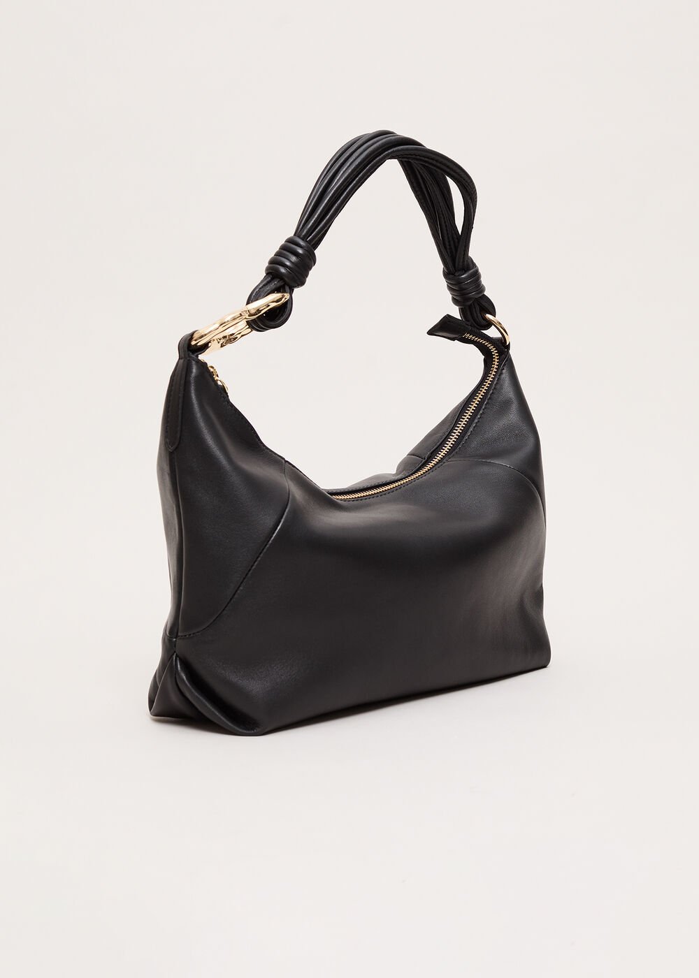Twisted Handle Bag - Black