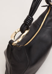Twisted Handle Bag - Black