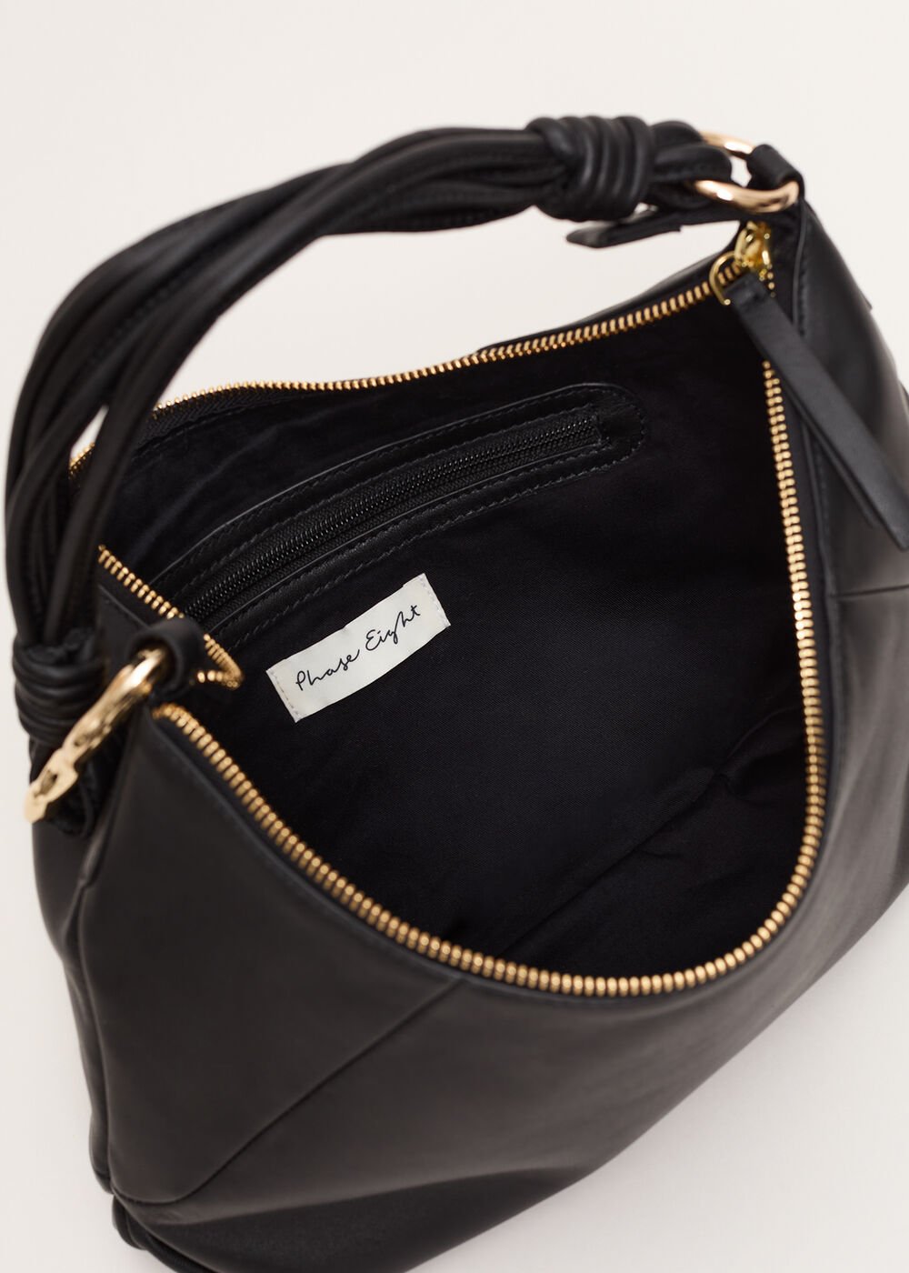 Twisted Handle Bag - Black