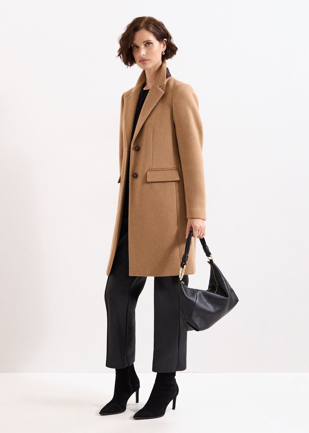 Twisted Handle Bag - Black