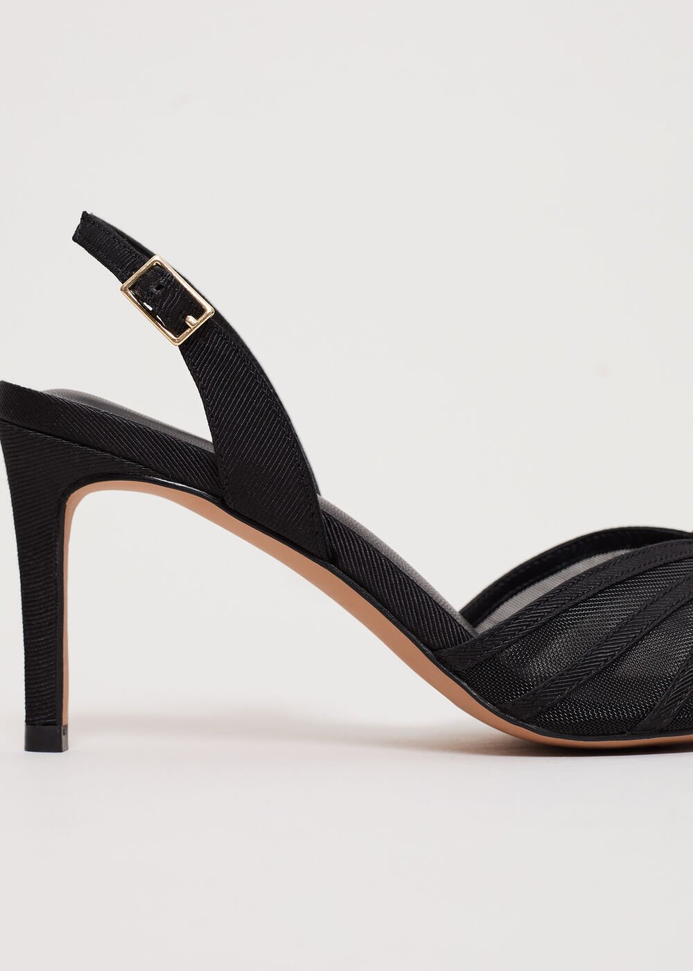 Grosgrain Slingback - Black