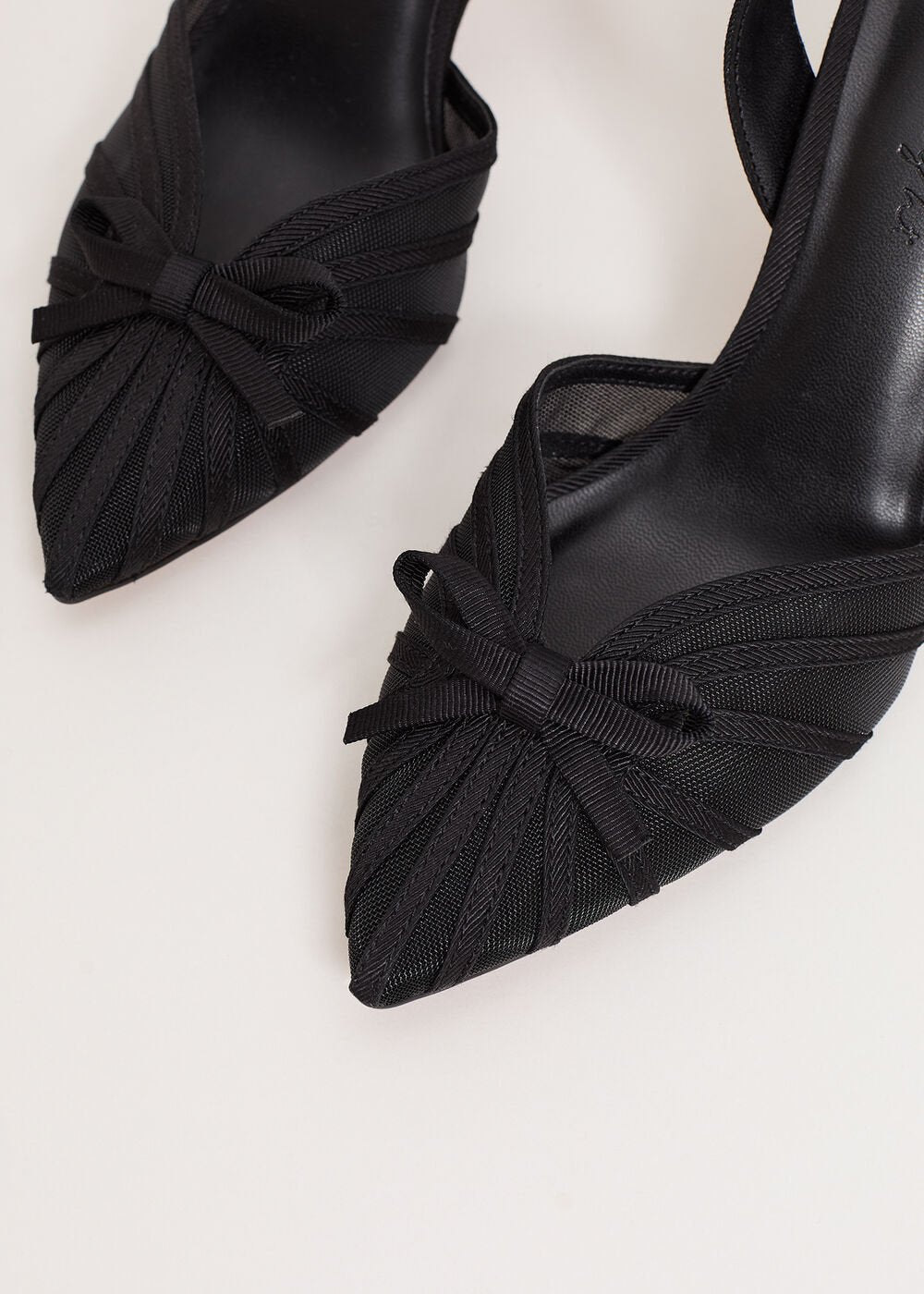 Grosgrain Slingback - Black