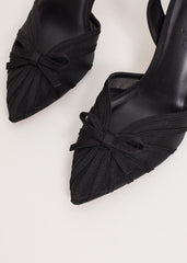 Grosgrain Slingback - Black