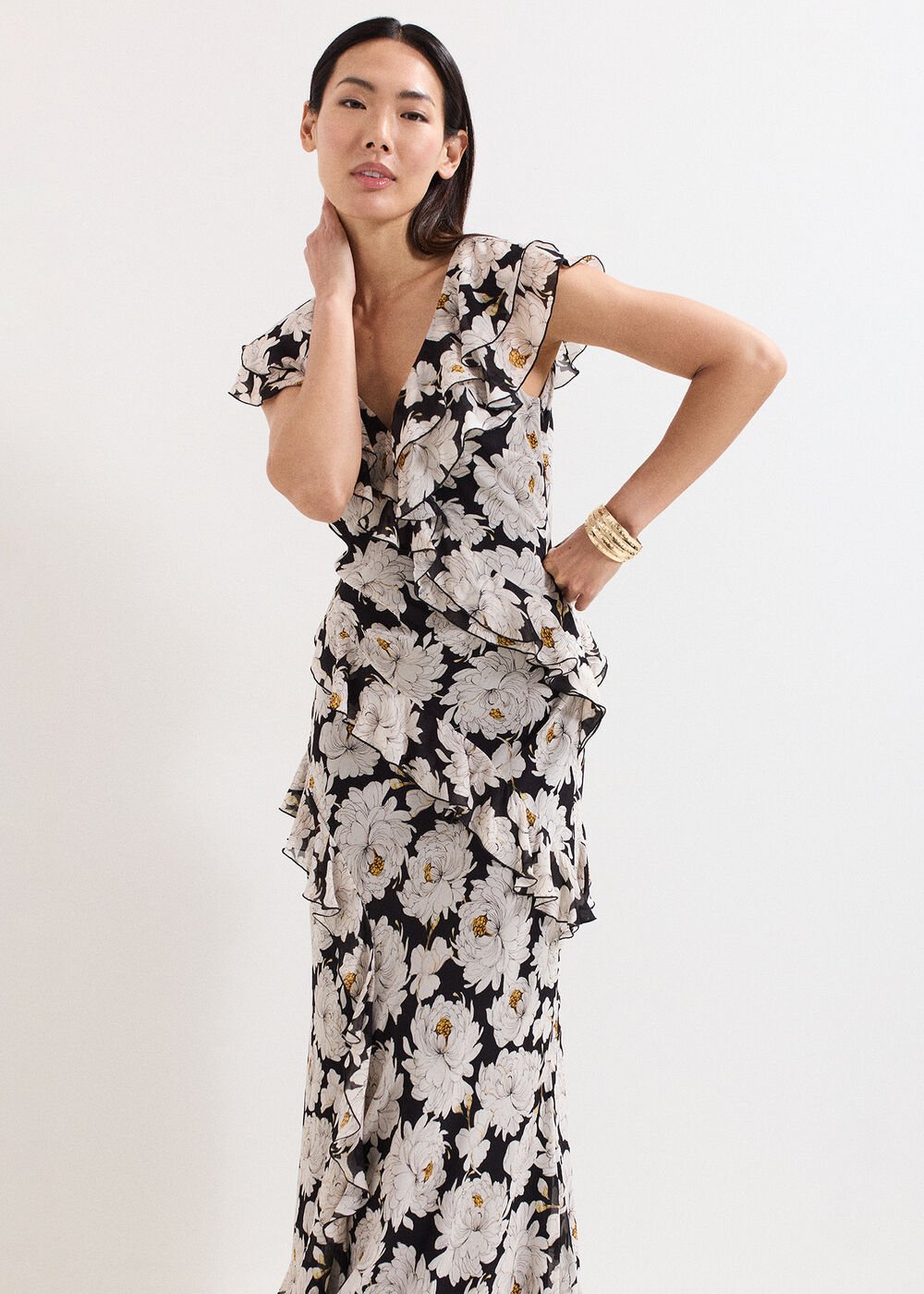 Eva Floral Maxi Dress - Multi