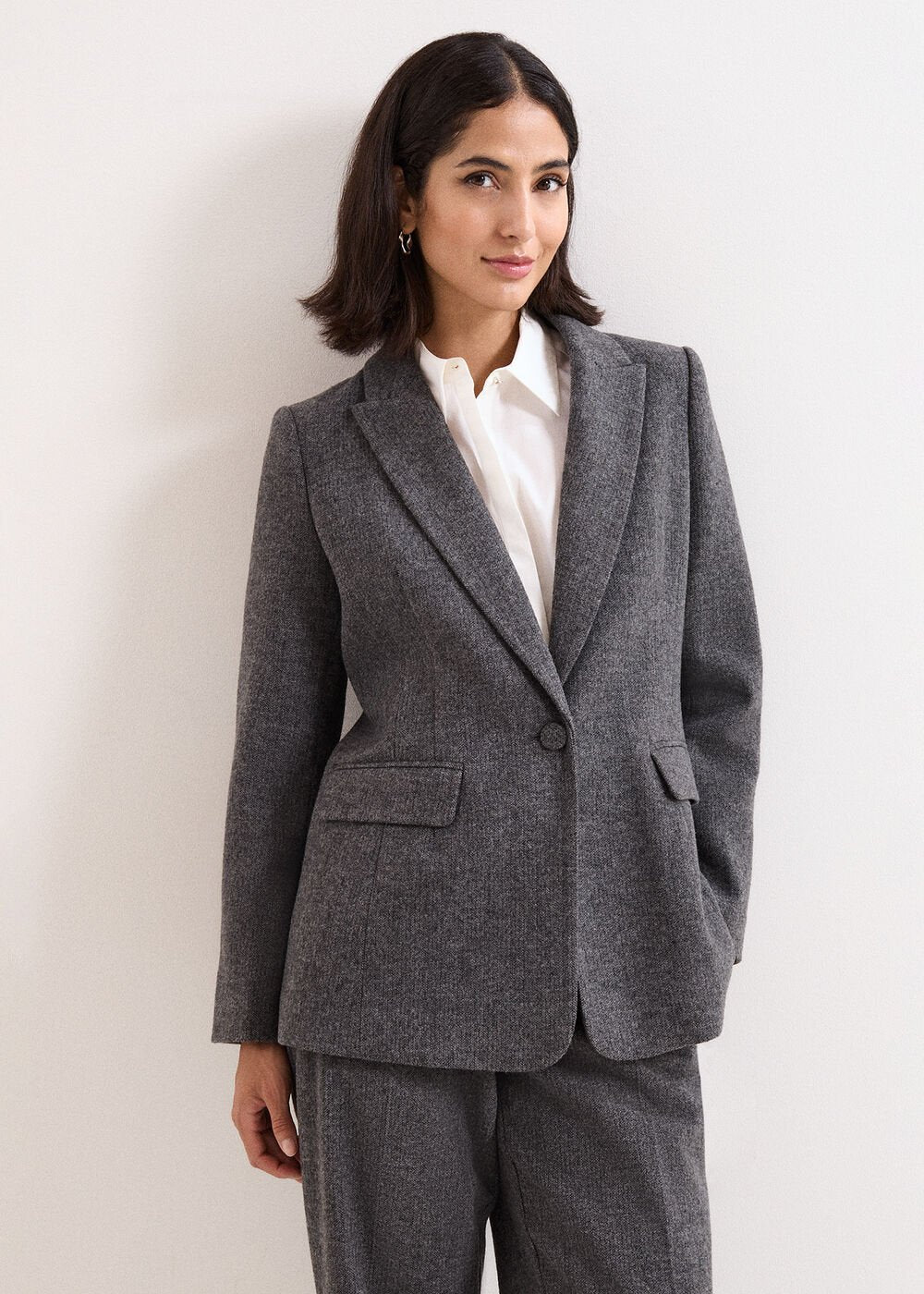 Anise Suit Jacket - Grey