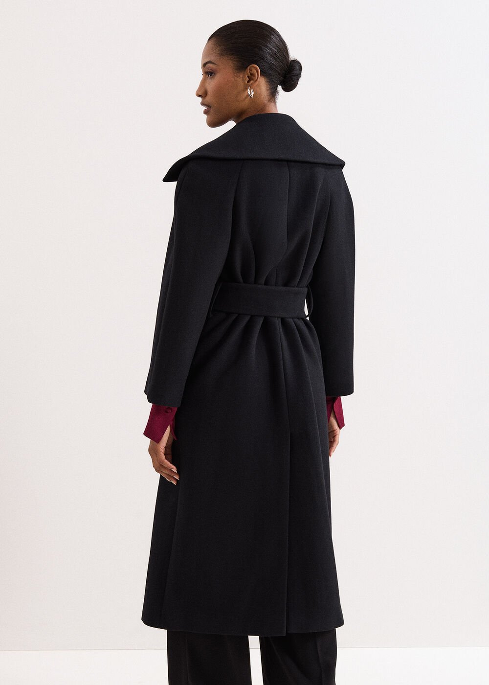 Annabel Collar Coat - Black